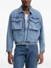 Filling Pieces Patch-pockets Denim Jacket In Blue