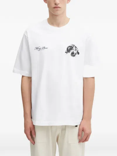 Filling Pieces Printed T-shirt In White