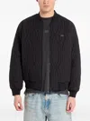 Filling Pieces Quilted Bomber Jacket In Black