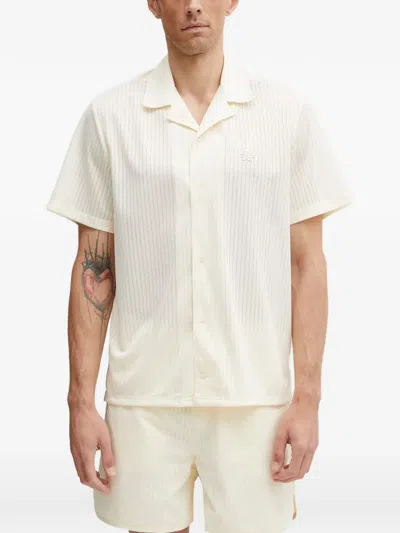 Filling Pieces Resort Graphic-print Point-elle Shirt In Neutral