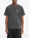 Filling Pieces Round-neck Graphic T-shirt In Gray