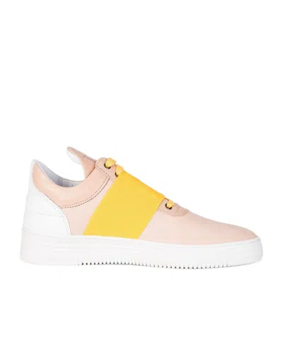 Filling Pieces Round Toe Low-top Casual Shoes In Pink