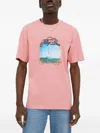 Filling Pieces Sailboat Print T-shirt In Pink