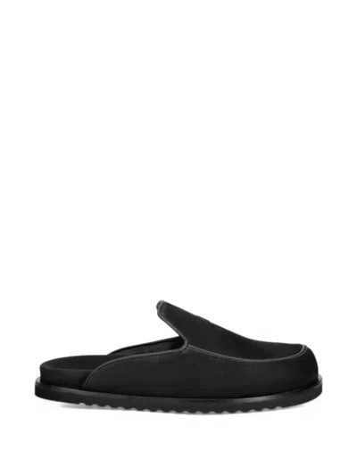 Filling Pieces Slip-on Suede Mules In Black