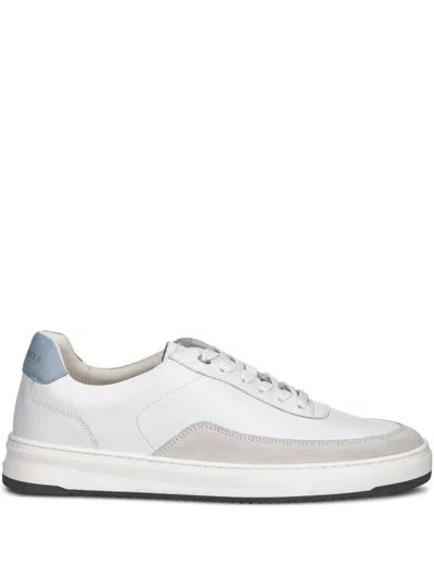 Filling Pieces Suede-panel Sneakers In White