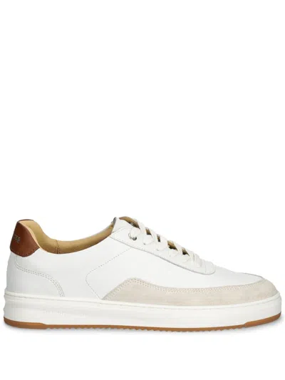 Filling Pieces Suede Sneakers In White