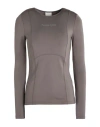 Filling Pieces Woman T-shirt Taupe Size Xs Polyester, Elastane In Grey
