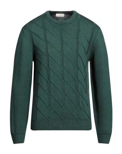 Filoverso Man Sweater Emerald Green Size 3xl Merino Wool