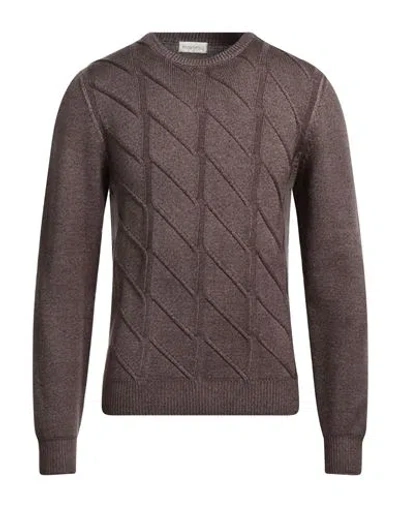 Filoverso Man Sweater Khaki Size M Merino Wool In Beige