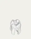 Fils Unique Men's Sterling Silver Golden Tooth Cufflinks