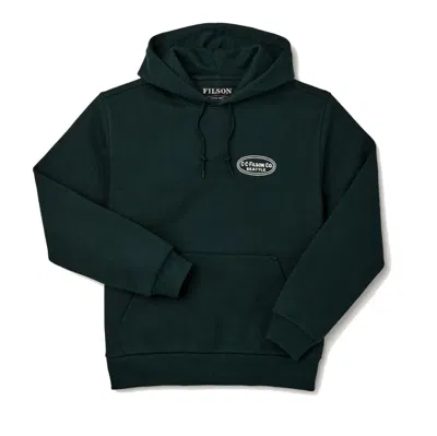 Filson - Prospector Embroidered Hoodie 320 Fir Oval Fmfel0005 K0049