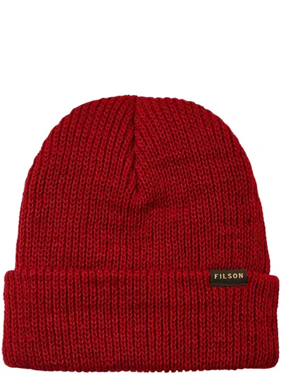 Filson 100% Wool Felt Hat For Men In Red