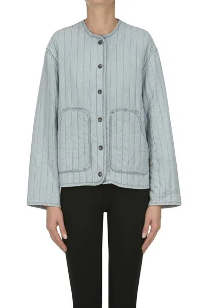 Filson 1897 Quilted Denim Jacket In Blue