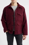 Filson 1940s Mackinaw Cruiser Wool Jacket In Red