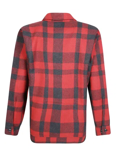 Filson 26oz Mackinaw Wool Mackinaw Cruiser Jacket For Men In Red