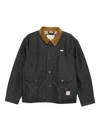 Filson X Wrangler Work Corduroy-collar Denim Jacket In Blue