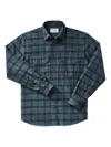 Filson Alaskan Buttoned Plaid Shirt In Blue