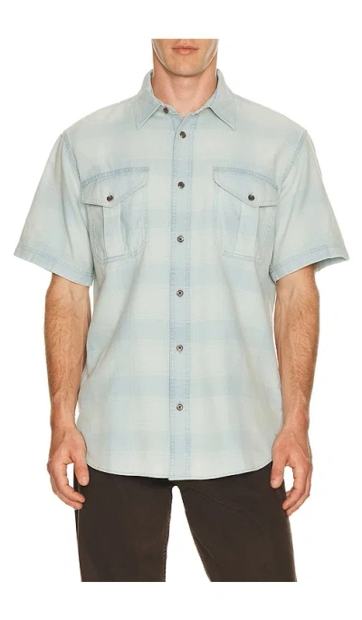 Filson Alaskan Guide Shirt In Indigo Plaid