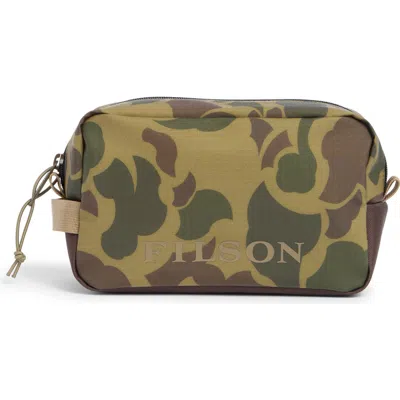 Filson All-weather Dopp Kit In Tundra Shrub Camo