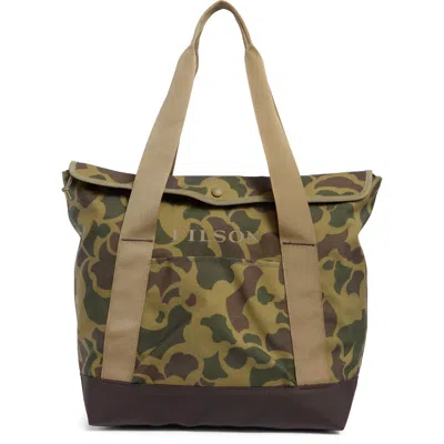 Filson All-weather Tote Bag In Tundra Shrub Camo
