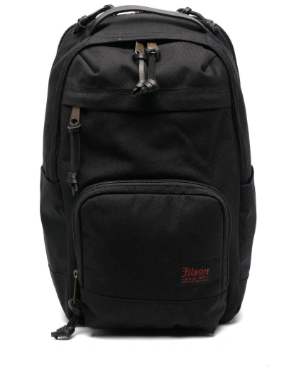 Filson Backpack With Logo In Black