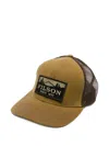 Filson Logo-patch Mesh-panel Cap In Brown