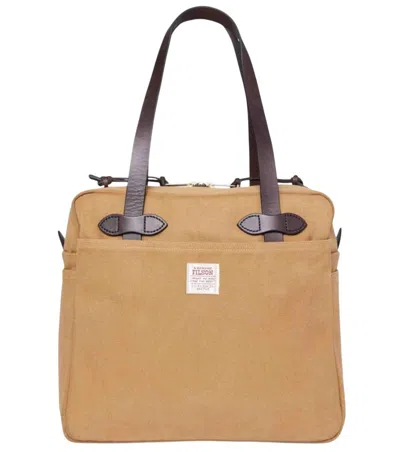 Filson Men Brown Logo Large Tote