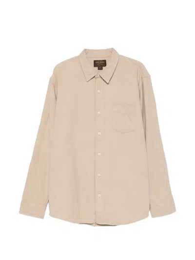 Filson Button-down Chest-pocket Shirt In Neutral