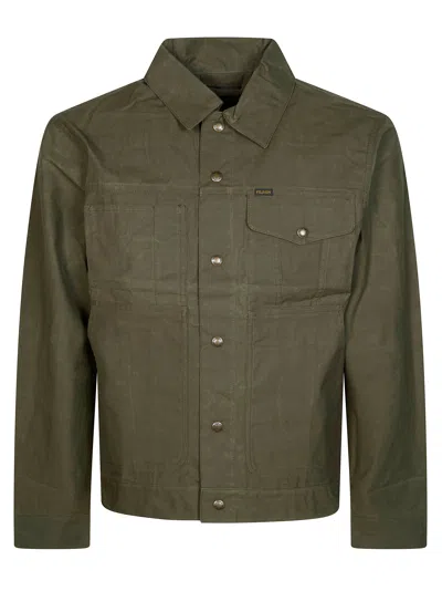 Filson Buttoned Chest Pockets Ranger Jacket In Green