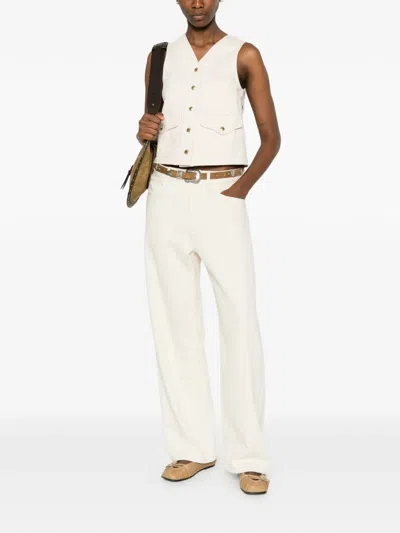 Filson Button-up Waistcoat In Neutral