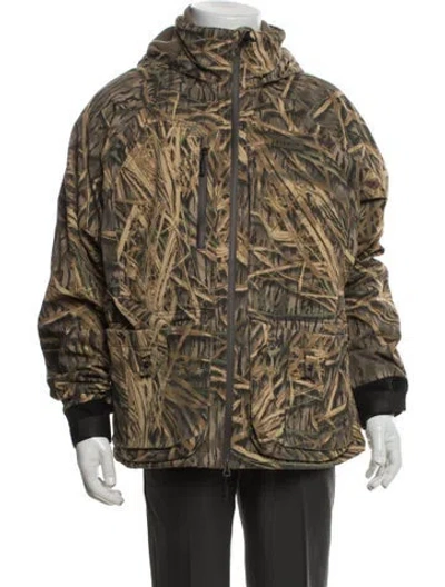 Pre-owned Filson Camouflage Print Jacket In Brown