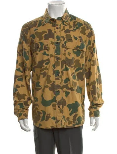 Pre-owned Filson Camouflage Print Long Sleeve Shirt In Neutral