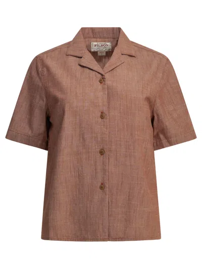 Filson "camp" Casual Shirt In Red