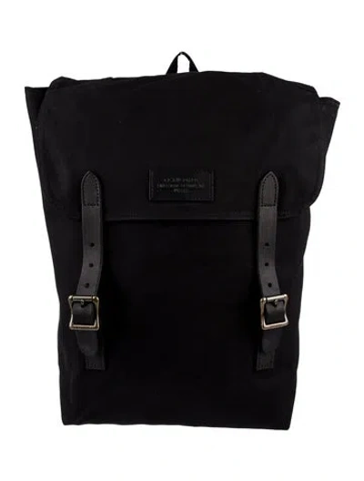 Pre-owned Filson Canvas Backpack In Black