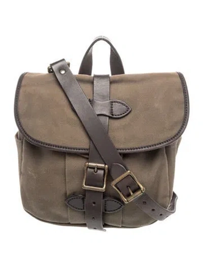 Pre-owned Filson Canvas Backpack In Grey