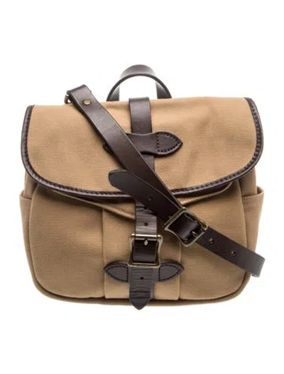 Pre-owned Filson Canvas Shoulder Bag In Green