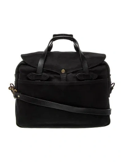 Pre-owned Filson Canvas Tote In Black