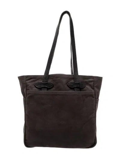Pre-owned Filson Canvas Tote In Brown