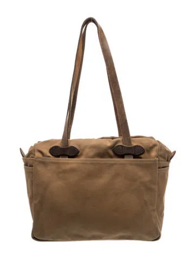Pre-owned Filson Canvas Tote In Brown