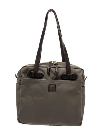Pre-owned Filson Canvas Tote In Grey