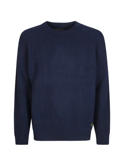 Filson Cascade Ribbed-knit Wool Sweater In Blue
