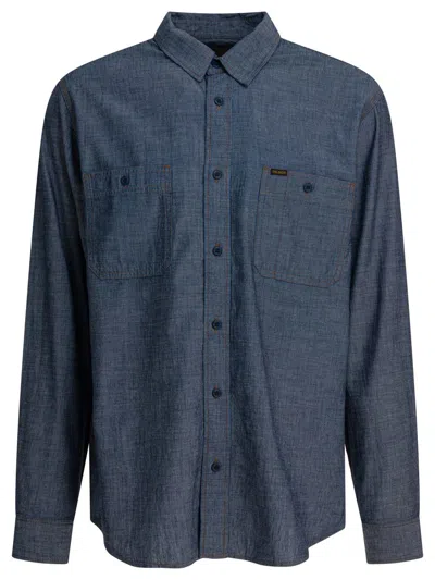 Filson "chambray Cpo" Shirt In Blue