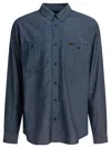 Filson Chambray Long-sleeved Shirt In Blue