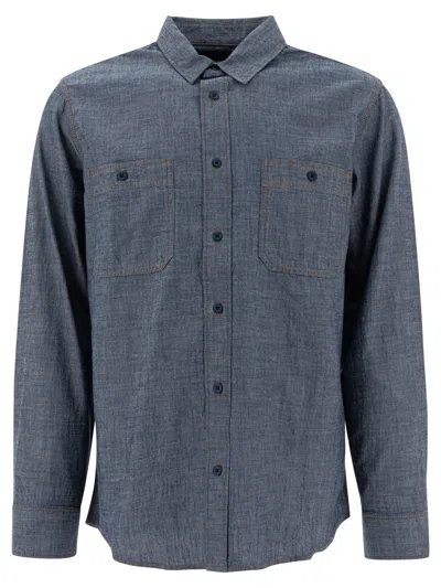 Filson Chambray Cpo Shirt Shirts In Blue