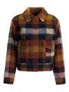 Filson Red Wool Polyester Jacket In Multi