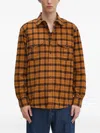 Filson Checked Pocketed Shirt In Brown