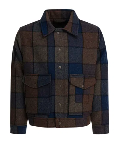 FILSON CHECKED WOOL-BLEND JACKET