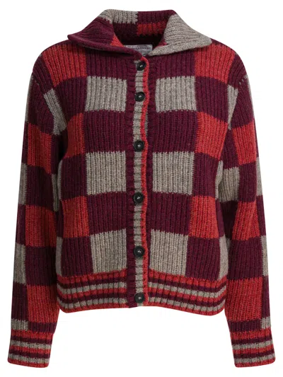 FILSON FILSON CHECKERED WOOL CARDIGAN