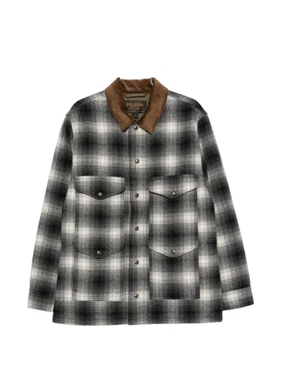 Filson Check-pattern Corduroy-collar Jacket In Multi