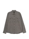 Filson Check-pattern Shirt In Gray
